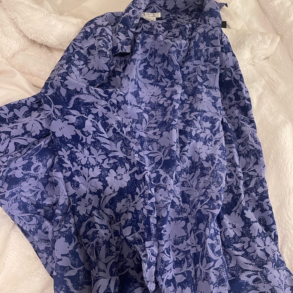 100% silk blouse